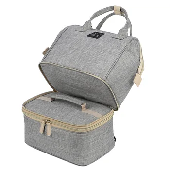 

New Design Mummy Backpack Multifunction Baby Milk Storage Bag Removable Travel nappy Bag Large Capacity BNA055A