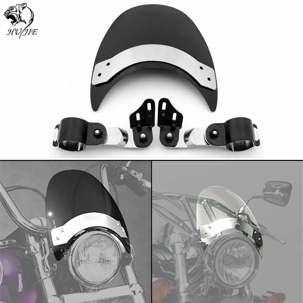 

Motorcycle Wind Deflectors Windshield Windscreen For Kawasaki Vulcan 900 VN900C Custom 800 VN800A 1500L VN1500C VN1500A VN 900C