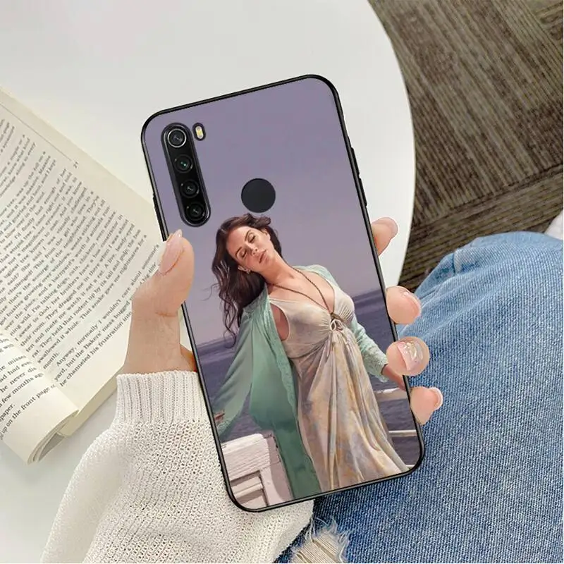 YNDFCNB Sexy singer model Lana Del Rey  Phone Case For Redmi note 8Pro 8T 6Pro 6A 9 Redmi 8 7 7A note 5 5A note 7 case xiaomi leather case hard