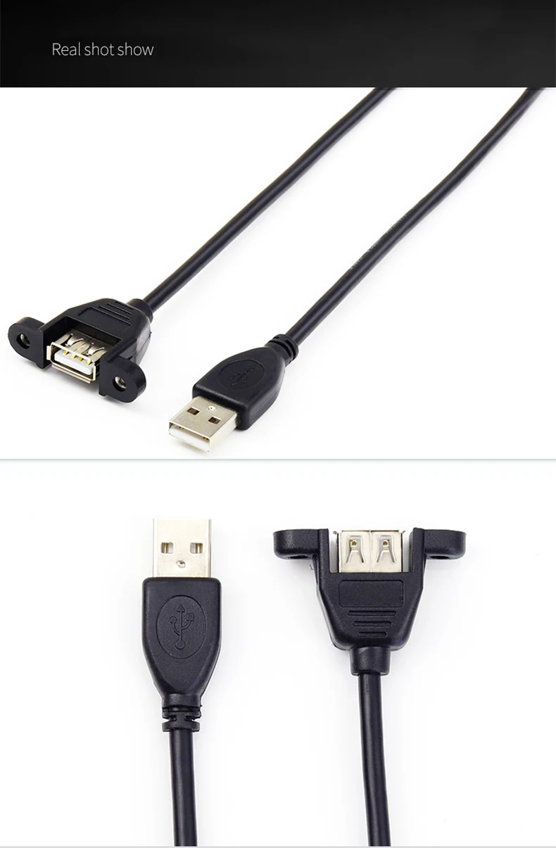 USB 2.0 Extension Cable Copper Super Speed Cable Male to Female 1m 1.5m 2m 3m Data Sync USB 2.0 Extender Cord Extension Cable