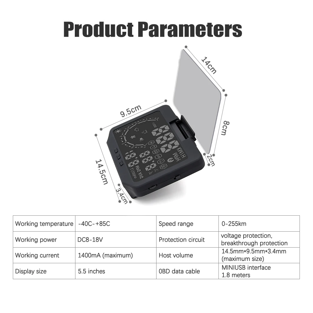 HA-X30 HUD+ TPMS 2в1 система контроля давления в шинах tmps датчик давления в шинах s TPMS датчик автосигнализации контроль давления в шинах