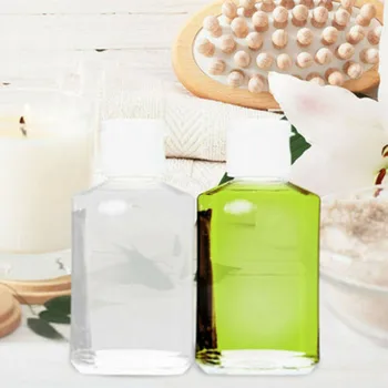 

10PCS 60ml Clear Plastic Empty Bottles Travel Cosmetic Containers With Flip Cap Refillable Empty Bottle M#25