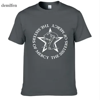 

The Sisters Of Mercy T-Shirt Men And Women Tee Post Punk Goth Rock Band T Shirts Cotton Tops Tees