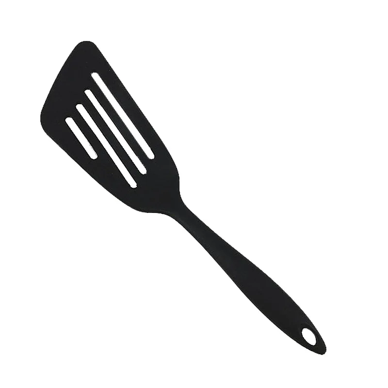 Silica Gel Integrated Extended Stir-fry Shovel Non-stick Pan Silica Gel Chinese Shovel Pan Spatula Kitchen Accessories Cooking