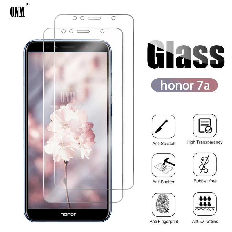 10 шт закаленное стекло для Huawei Honor 7A Защита экрана Pro Защитная стеклянная