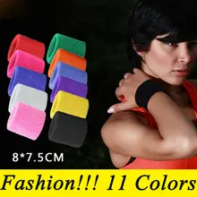 2 шт./компл. спортивные Напульсники унисекс теннисная повязка на руку спортивные суппорты наручные мягкие гимнастические накладки для ладоней для бега волейбол 1 пара