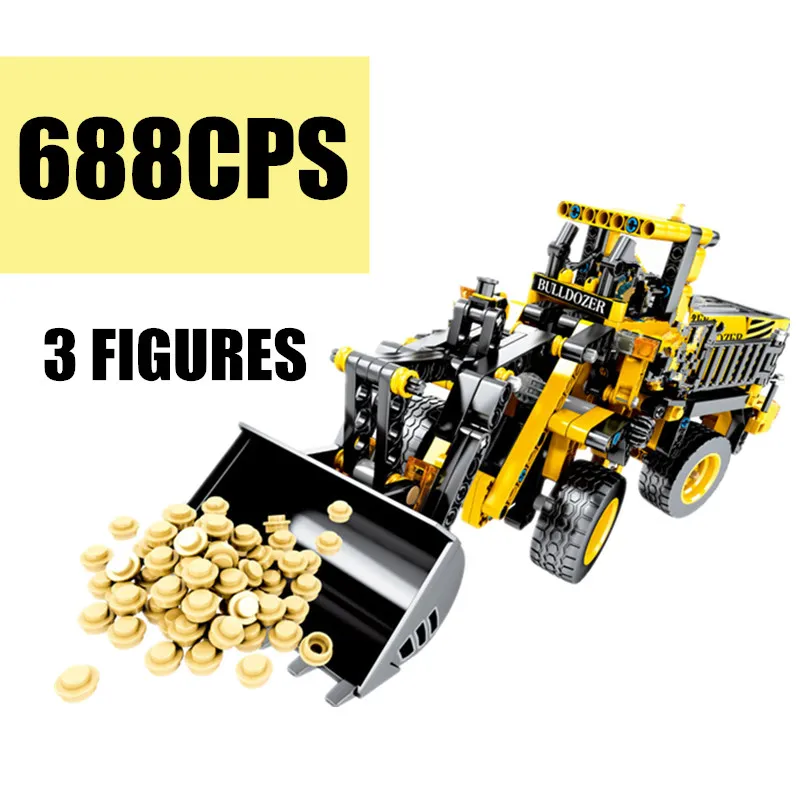 Новый сембо блок городской кран экскаватор инженерный грузовик Fit Technic фигурки