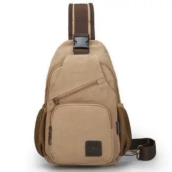 

Chest Bag Men's Backpack 2020 New Outdoor Leisure Sports Travel Chest Bag Shoulder Messenger Bag Canvas Bag