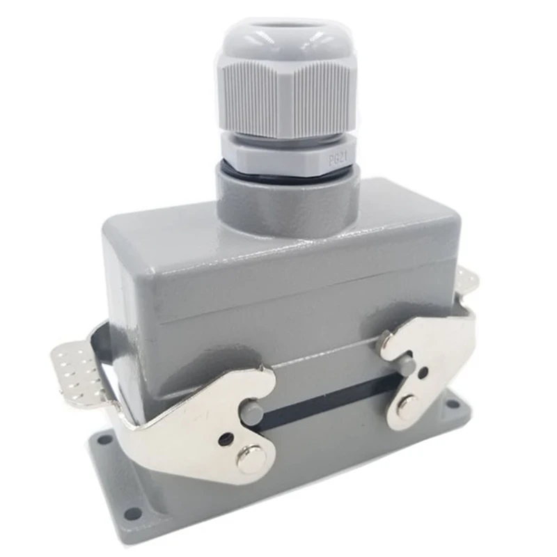 

Heavy Duty Connectors HDC-HE-016-2 F / M 16Pin 16A 500V Industrial Rectangular Aviation Connector Plug
