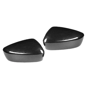 

Car Carbon Fiber Rearview Mirror Cover Trim Fit for Mazda 3 M3 Axela 2014-2016