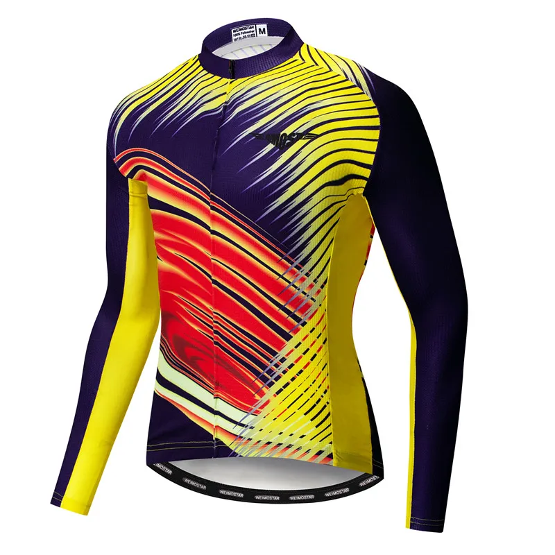 thumbnail image 1 of Weimostar Skeleton - Maillot de ciclismo para hombre, manga larga, otoño, para bicicleta de montaña, chaqueta profesional para ciclismo, ropa transpirable para ciclismo, 1 of 5