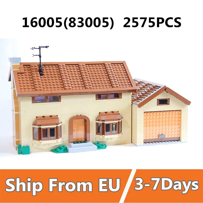 16004 Kwik-E-Mart, 16005 из фильма, строительные блоки, самоблокирующиеся кирпичи, 71016 71006, рождественский подарок, игрушки для мальчика