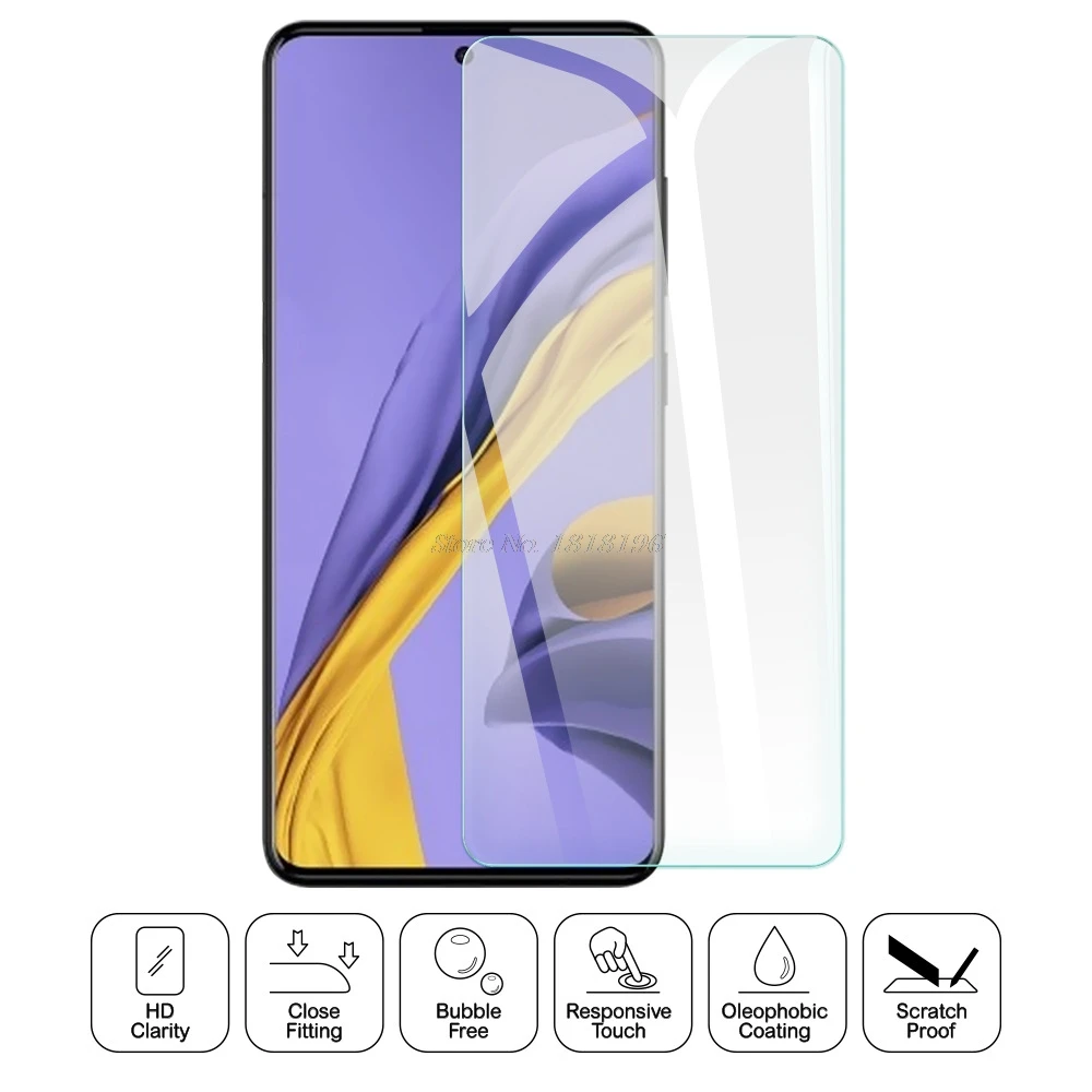 For Samsung Galaxy A71 A51 Glass Screen Protector Tempered Glass