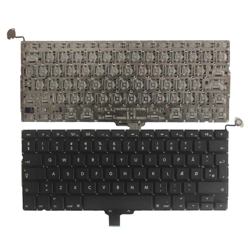 Новая Датская Клавиатура для ноутбука 2009-2012 Apple Macbook Pro A1278 MC700 MC724 MD313 MD314 DK замена