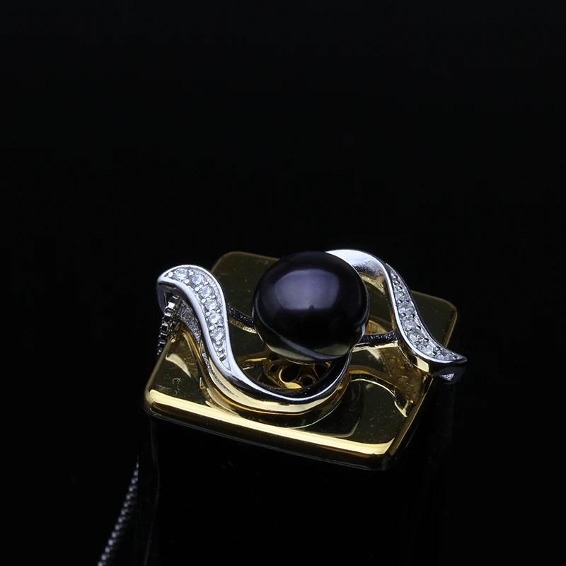 Real Natural White Pearl Pendant For Women Classic 925 Silver Necklace Girl Birthday Small Gift pendant necklace silver necklace silver pendant