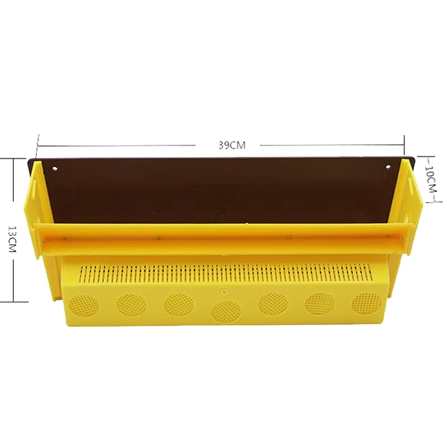 1 Beállított Méhészeti Pollencsapda Műanyag Pollen Kollektor Méhkas Tartós Bejárati Berendezés Szellőztetett Tálcával - Image 4