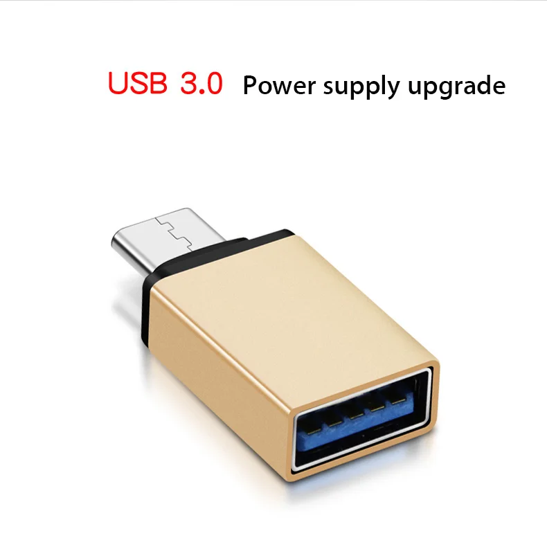 USB Type c OTG адаптер для синхронизации данных конвертер samsung galaxy A50 A60 a70 S10 S9 S8 Black shark 2