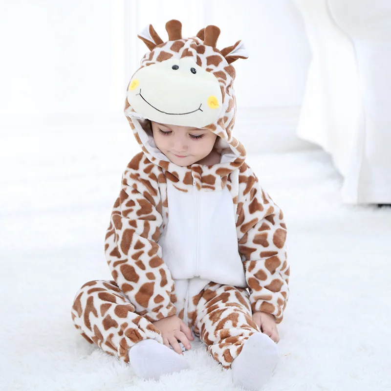 

2018 Spring New Style Animal Modeling One Piece Romper Single Layer Baby Clothes Tolo Rabbit H3360