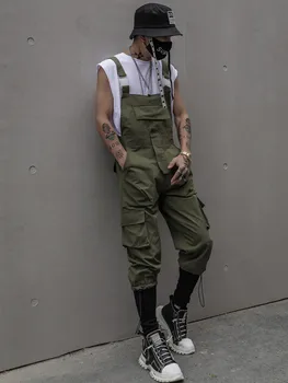 

Loose tooling straps trousers men's trousers fashion high handsome pants