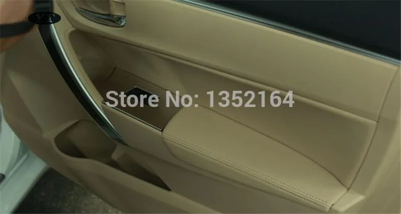 Автомобильный внутренний стеклоподъемник Кнопка накладка наклейка для toyota corolla, ABS хром