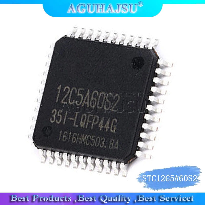 1PCS STC STC12C5A60S2 35I LQFP44 | Электронные компоненты и принадлежности