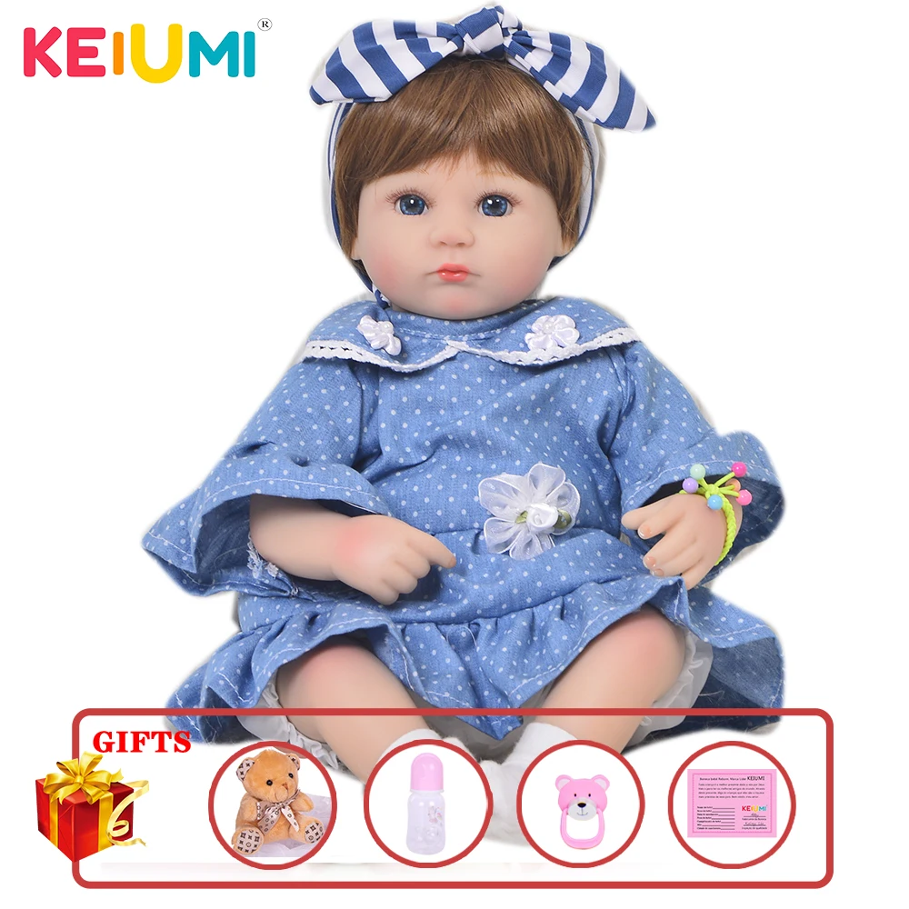 Poupée avec vêtements en coton et corps en tissu rembourré, 17 pouces, jouet réaliste, cadeau idéal pour les enfants, vente en gros