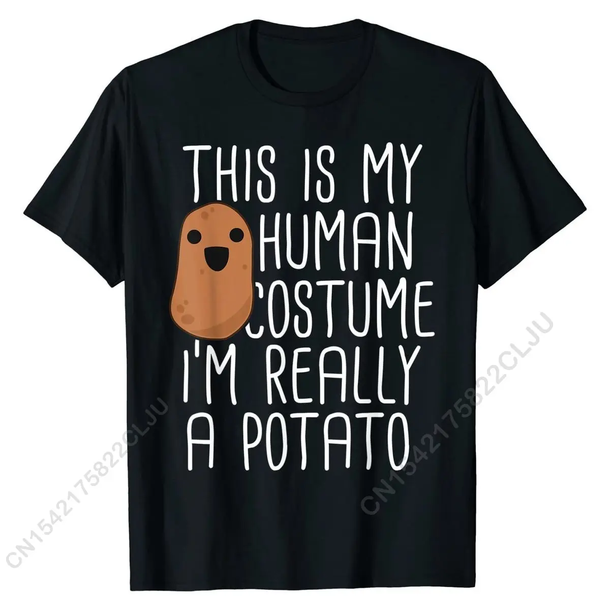 Tanie To jest mój ludzki kostium jestem naprawdę T-Shirt z ziemniakami Yam T-Shirt