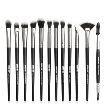 

12pcs Professional Makeup Brushes set Cosmetic Powder Eye Shadow Foundation Blush brow brush lip brush drop shipping