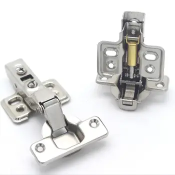 

Stainless steel hinged cabinet door wardrobe aircraft hinge hydraulic buffer damping hinge in the curved pipe hinge