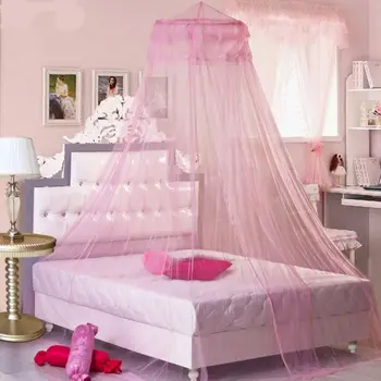 

2020 Double-layer Lace Round Account High-end Encryption Mosquito Nets Dome Mosquito Nets Super Soft Encryption