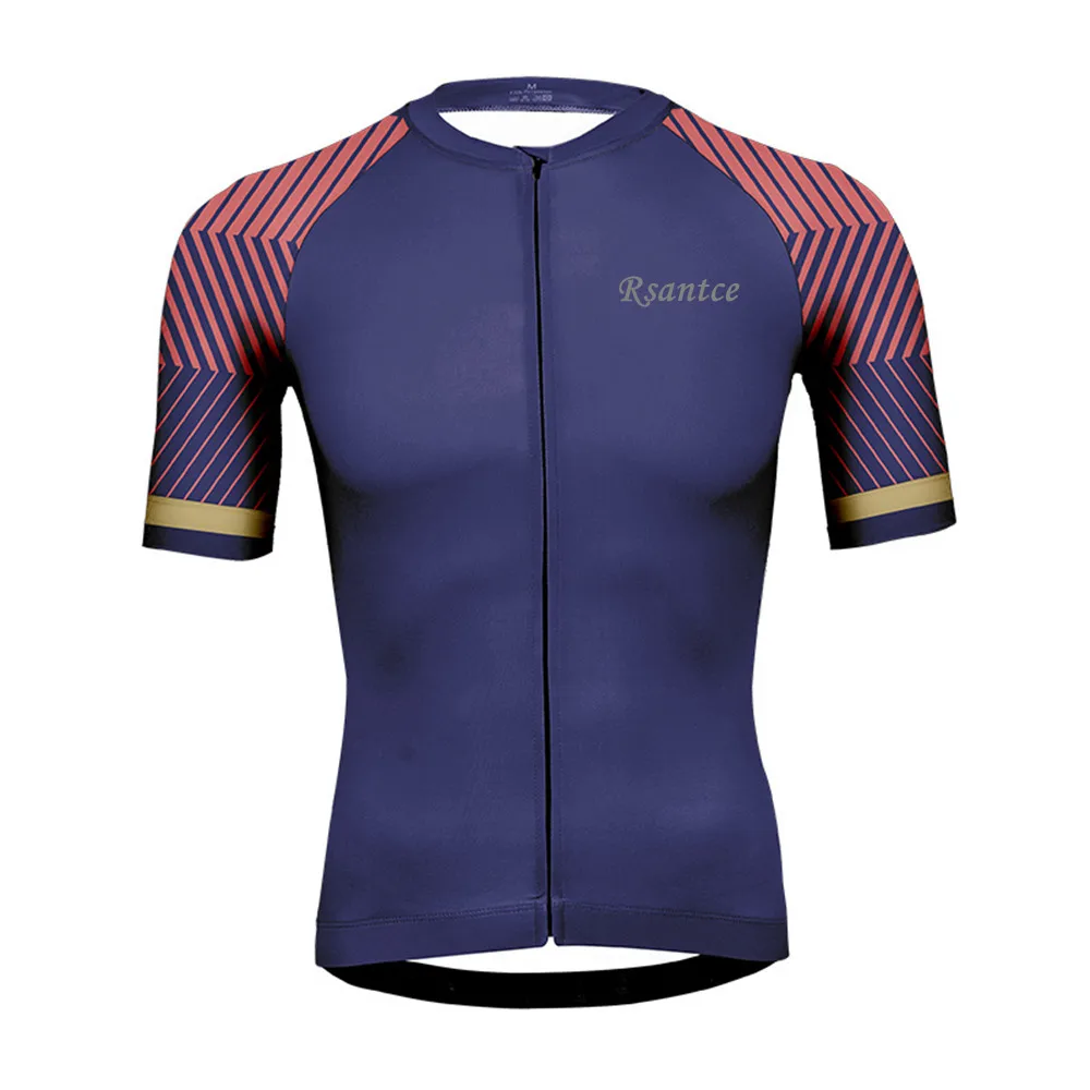 High Quality Summer Men's Short Sleeve Cycling Jersey Shirt Maillot Ropa Ciclismo Tops MTB Bike Clothing Short Sleeves - Цвет: 1