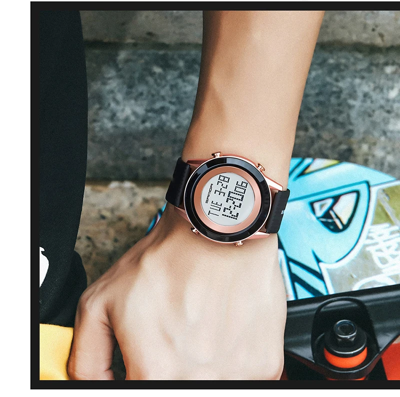 2021 New Men Outdoor Sport Wrist watches LED Digital Watch Waterproof Male Women Multifunction Electronic Clock Fit Student Boy digital smart watch