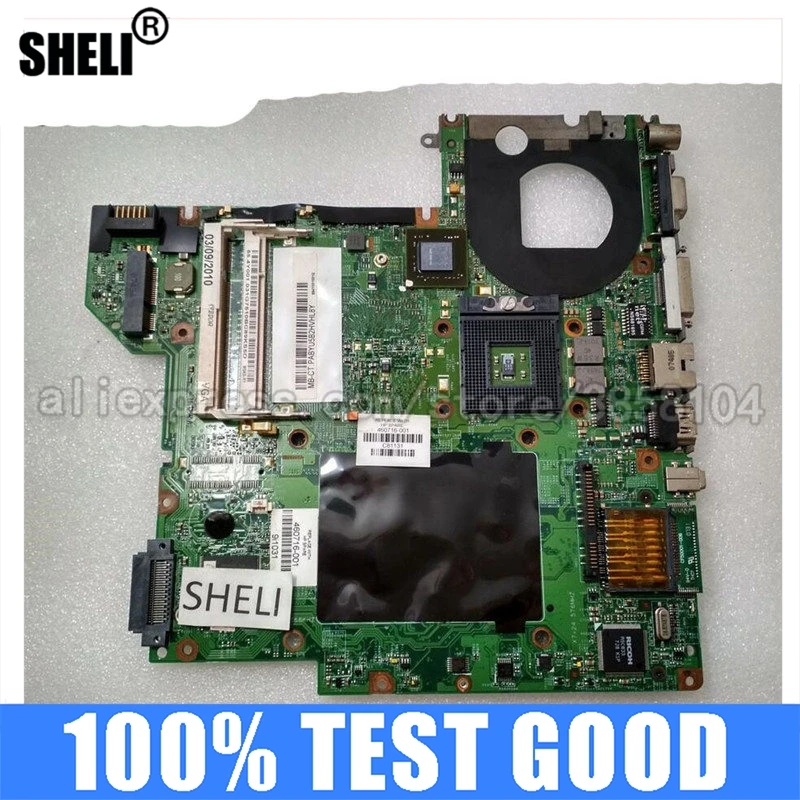 SHELI для HP V3000 DV2000 G86-631-A2 Улучшенная материнская плата PM965 DDR2 460716-001 | Компьютеры и