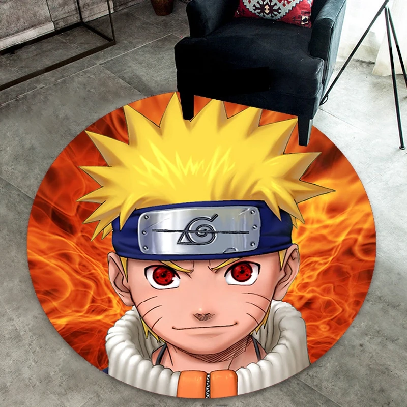 Ботинки в стиле аниме «Naruto коврик ковер круглый дом ковер отель Гостиная коврики Нескользящие Косплэй