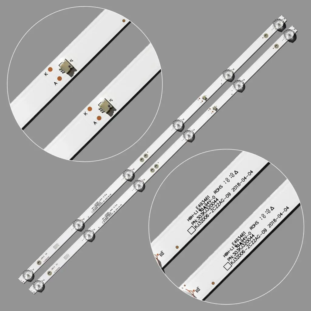 1kit-2pcs ο LED Ʈ KJ32D06-ZC22AJ-09 KJ32D06-ZC22AG-20 V320BJ6-Q01 32LH0202 32HH1830