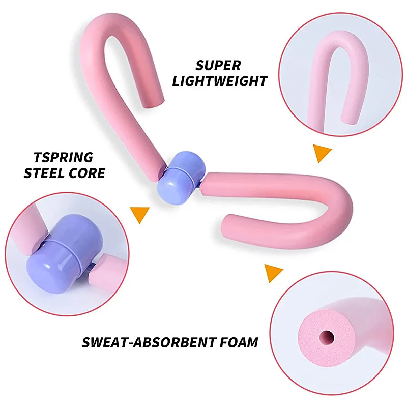 PVC Leg Thigh Exercisers Gym Sports Thigh Master Leg Muscle Arm Chest Waist Exerciser Workout Machine Gym Home Fitness Equipment