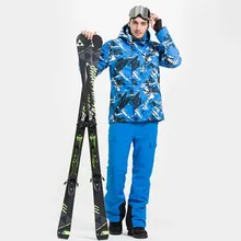 Зимняя куртка мужская с капюшоном теплая сноубордическая одежда мужские камуфляжные пальто комбинезоны спортивные лыжные костюмы Водонепроницаемая зимняя одежда