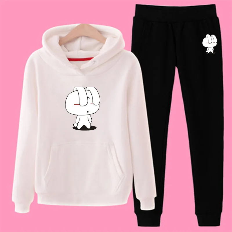 Комплект из 2 предметов женская одежда Chandal Mujer Piezas 2019 для бега Femme мультяшный
