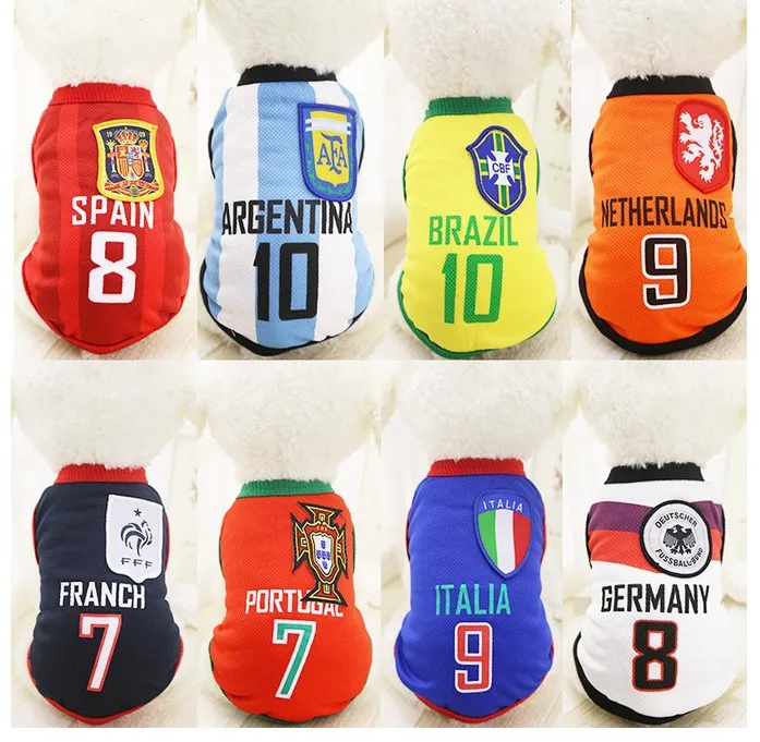 

NEW Football Jersey Sports Vest Pet Clothes Comfortable Breathable Pet Supplies for for Small to Medium Large Dogs