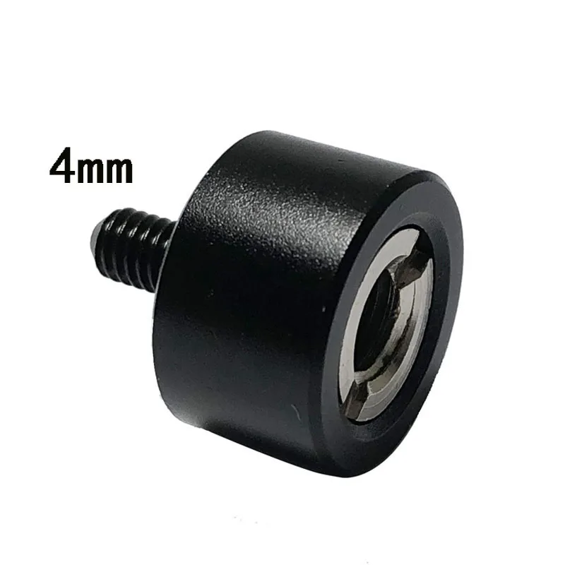 

Black Aluminum Small 1/4"&3/8" to M4 Screw Connector Tripod Screws Adapter Converter with 4mm male thread for dvr projector