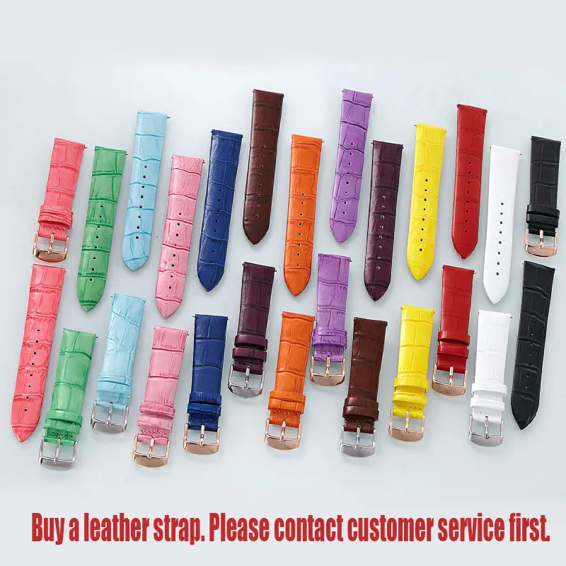

FUYIJIA Candy Color Leather Strap Men's Women belt Calfskin Buckle Strap Available in Multiple Sizes Multiple Colors