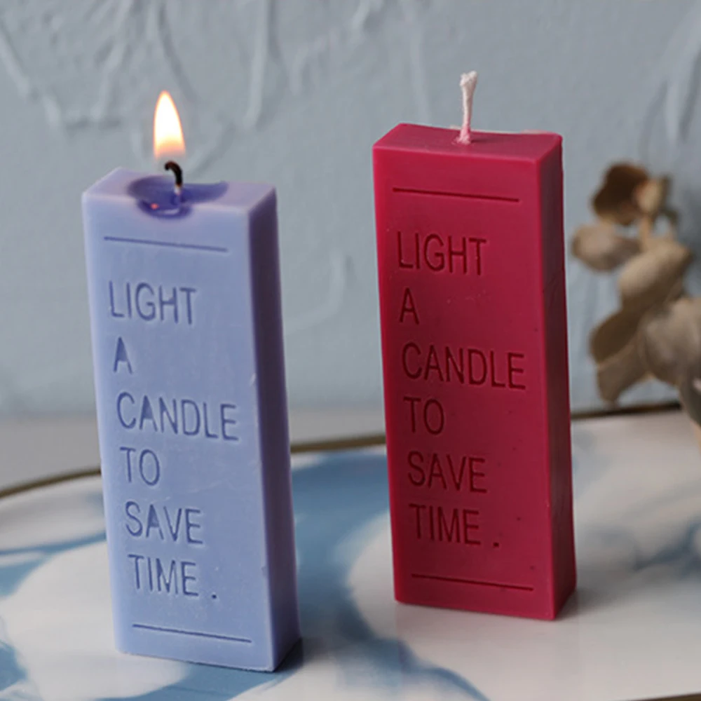 

Candle Mold Reusable Handmade Candle Making Model Letter Design Candle Mould Simple Style Scented Candle Mould DIY Candle Craft