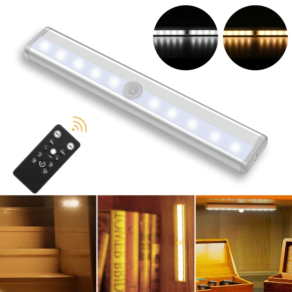 

Wardrobe Light Remote Control LED Kitchen Under Cabinet Rigid Strip Light LED Rigid Bar Light Kit Closet Wardrobe LED Bar Lamp