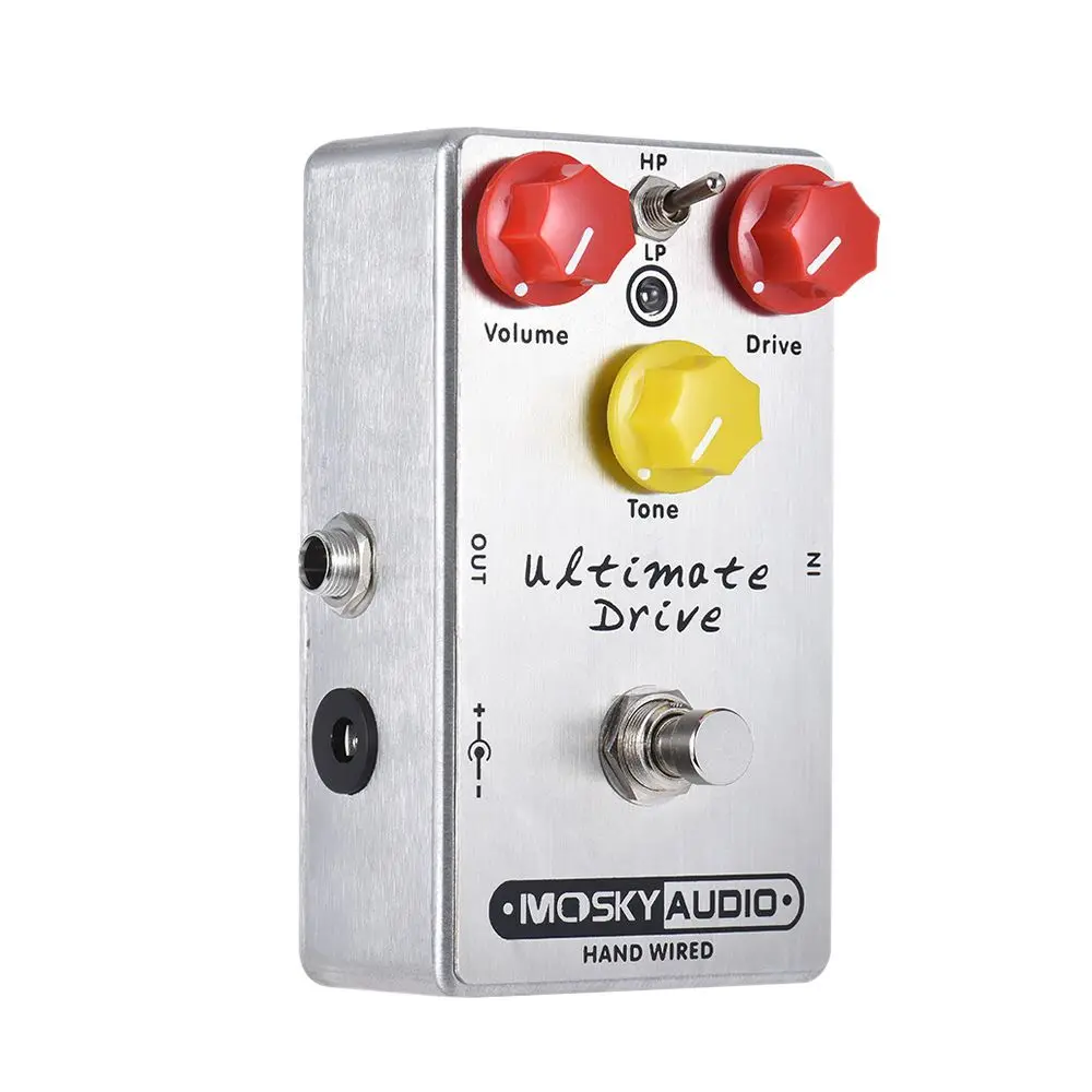 

MOSKY Ultimate Drive Overdrive Guitar Effect Pedal Full Metal Shell True Bypass