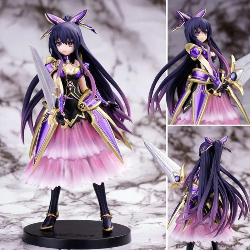 Аниме Фигурка Yatogami Tohka Боевая форма из ПВХ 17 см | Игрушки и хобби