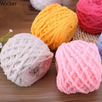 

500 G Moisture-absorbent Coral Fleece Yarn Soft Fluffy Hand Knitting Yarn for Crocheting Baby Sweater Jumpsuit Warm In Winter