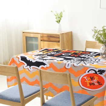 

1pc Reusable Creative Durable Waterproof Halloween Table Cloth Tablecloth Home Hotel Restaurant