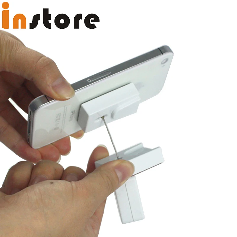 50 Sets Security Retractable Pull Box Mobile Wall Stand Phone Anti Theft Display