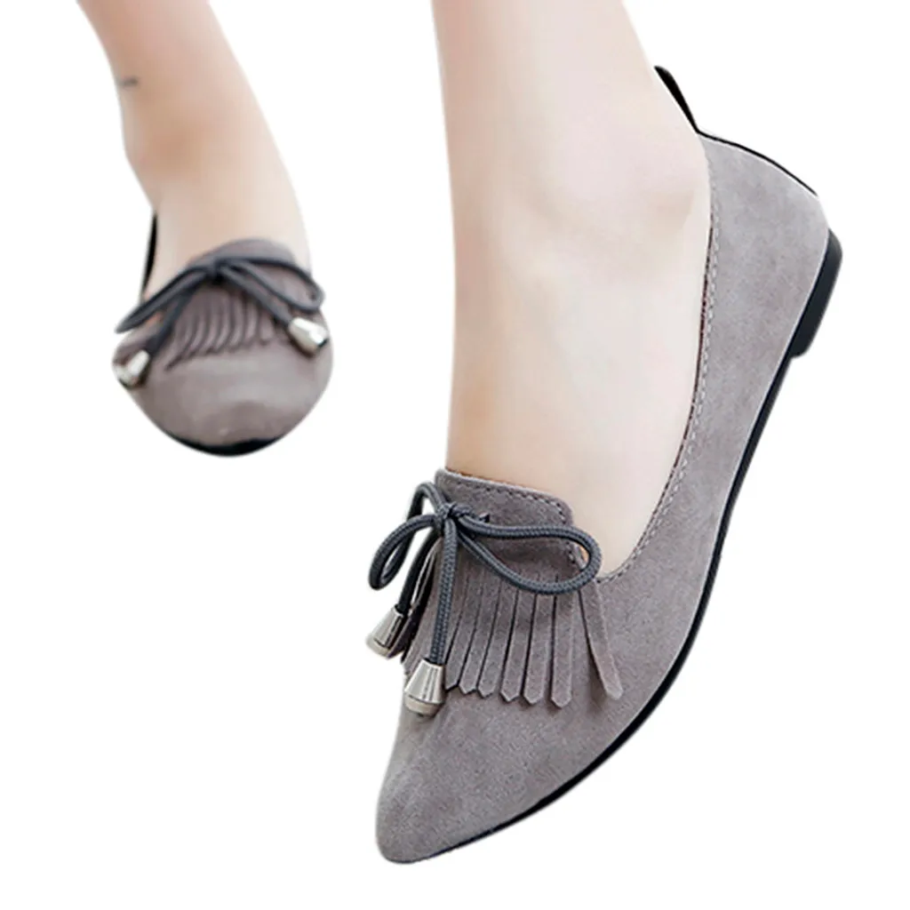 

shoes woman Spring Autumn 2019 New Fashion Streetwear Casual Shoes Shallow Flat-Bottomed Beanshoes Womens zapatos de mujer