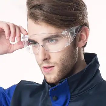 

Transparent Anti-fog Wind Dustproof Safety Goggles Eye Protection Spectacles